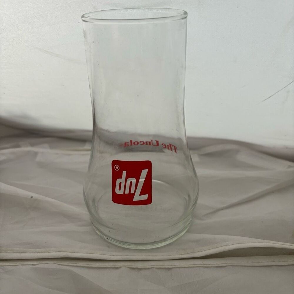 7 UP The Uncola Upside Down Glass